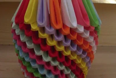 origami vase