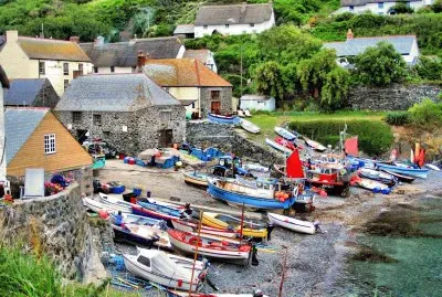 Fishing boats, Cadgwith Cornwall