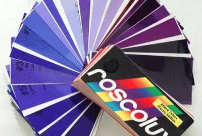 Spectrum of Purple Paint Colors