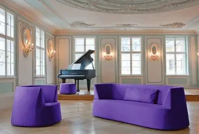 Awesome Purple Living Room