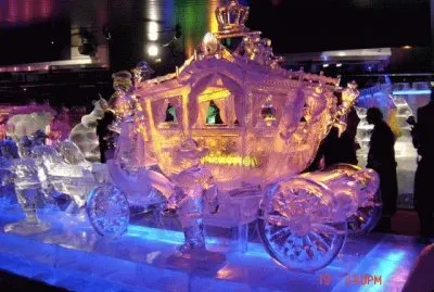 Stage Coach Ice Sculpture