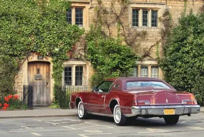 Lincoln Continental in the Cotswolds