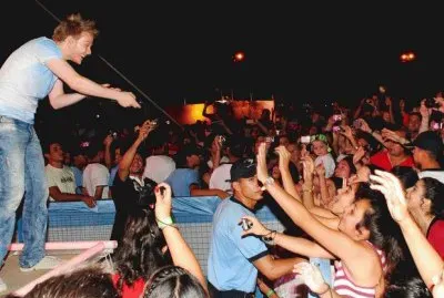 En el recital de Michel