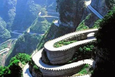 winding road China