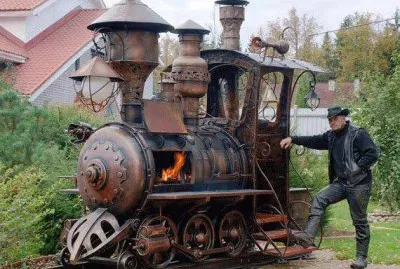 locomotive barbecue jigsaw puzzle