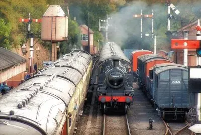 Steam trains Bewdley station
