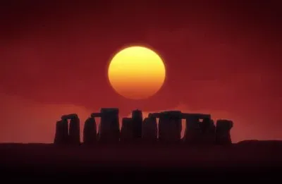 stonehenge at dusk jigsaw puzzle