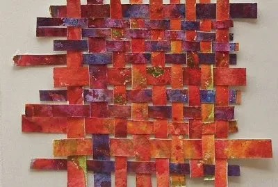 watercolor weaving