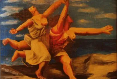 Pablo Picasso: Laufende Frauen am Strand