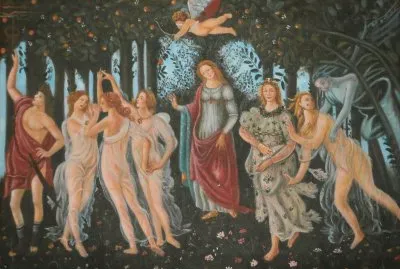 פאזל של Sandro Botticelli: Primavera (Der FrÃ¼hling)