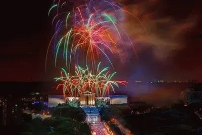 fireworks Philadelphia Museum of Art