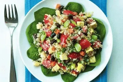 bean quinoa salad