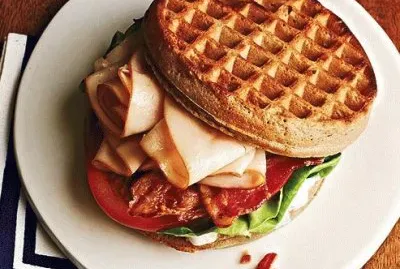 chicken blt waffles