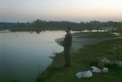 AMANECER PESCANDO