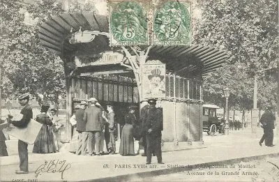 פאזל של Bouche de MÃ©tro Guimard Porte Maillot