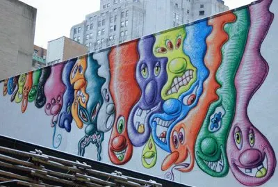 Kenny Scharf mural Philadelphia