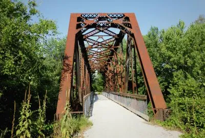trestle over stream