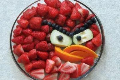 angry birds fruit bowl