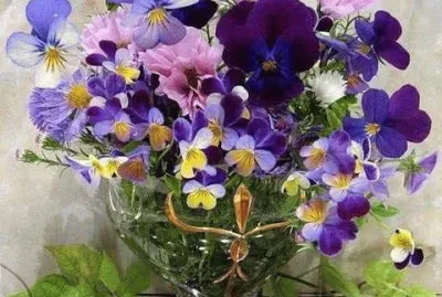 violets jigsaw puzzle