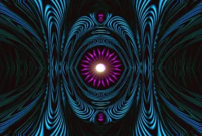 abstract blue and pink