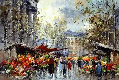 Flower Market Madeleine