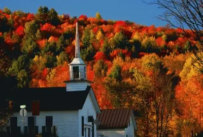 autumn church jigsaw puzzle