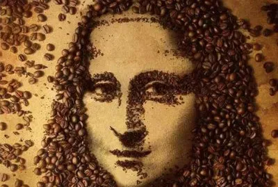 פאזל של coffee bean mona lisa