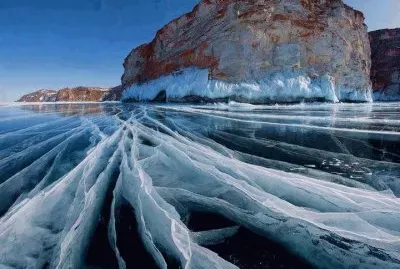 ice on Lake Baikal jigsaw puzzle