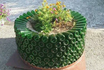 bottle planter