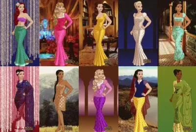 princesses in saris