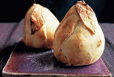 baked pear dumplings