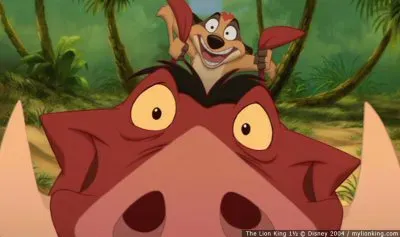 Timon and Pumbaa ( Disney 's TLK) jigsaw puzzle