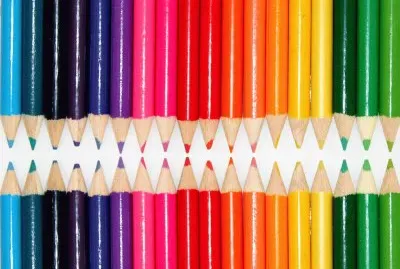 Pencil rainbow