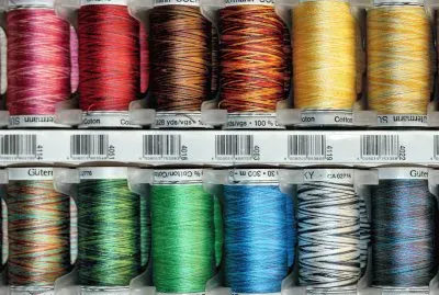 multicolour Silk thread reels