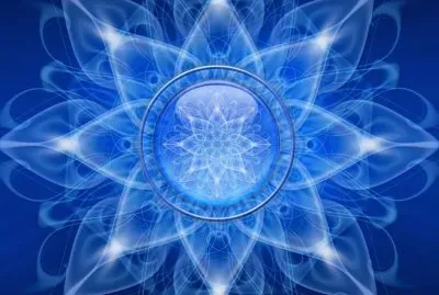 fractal blue