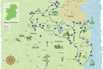 map of kildare   wicklow