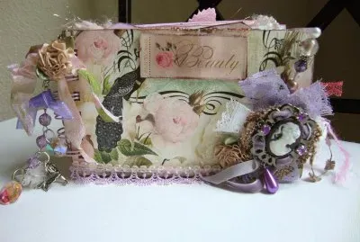 Purple Vintage Crafting-Art