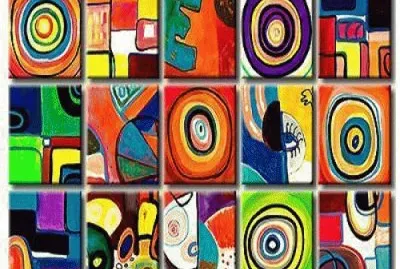 cuadros multicolores 4