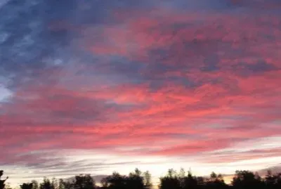 Backyard sunrise Oct 5 2013
