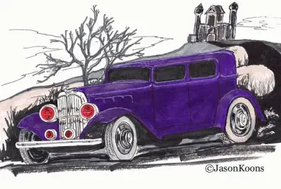 פאזל של Gothic Vintage Car