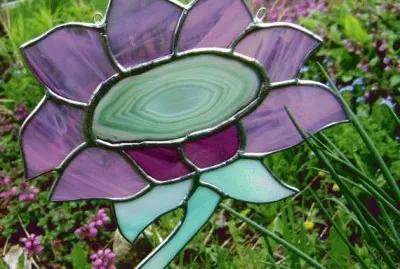 Stained Glass Sunflower