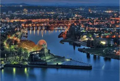 Koblenz by night