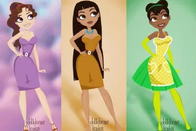 Megara Pocahontas Tiana