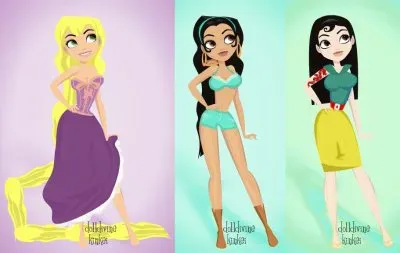 Rapunzel Jasmine Mulan