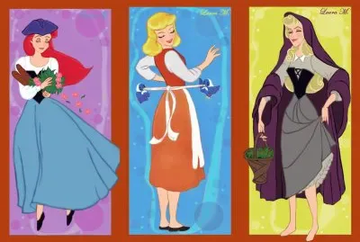 Ariel Cinderella Aurora