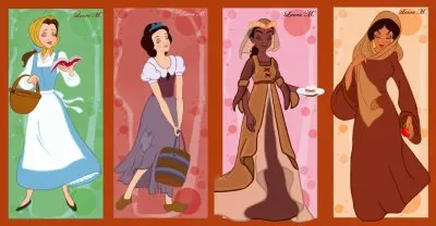Belle SnowWhite Tiana Jasmine