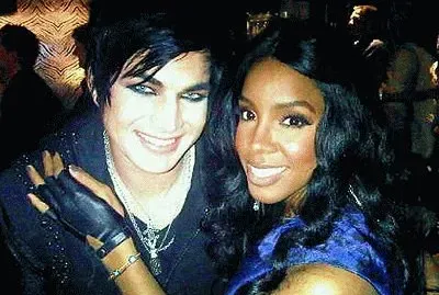 adam lambert and a girl