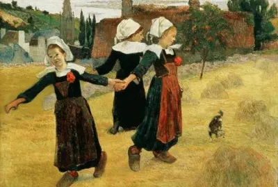 פאזל של Paul Gaugain Tanz in Heu