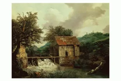 פאזל של Jacob van Ruysdael  Two Watermills