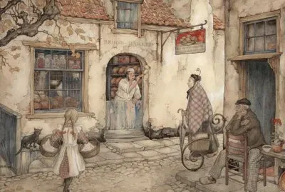 Anton Pieck famous Dutch Drawer